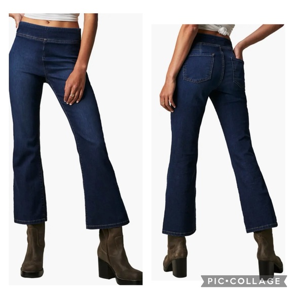 Free People We The Free in my feelings mid rise crop boot, SMALL - Picture 1 of 11